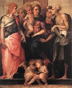 Rosso Fiorentino Madonna Enthroned with Four Saints china oil painting reproduction